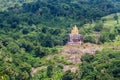 Buddha statue at a hill slope near Aluvihare Rock Temple, Sri Lan Royalty Free Stock Photo