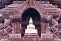 Buddha statue of Huay Kaew Temple Pagoda Lop Buri Province, Thailand