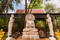 Buddha statue of Huay Kaew Temple Pagoda Lop Buri Province, Thailand