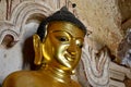 Buddha statue image at Htilominlo Temple in Bagan