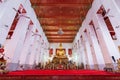 Buddha statue inside the Golden Buddha temple in Bangkok, Thailand Royalty Free Stock Photo