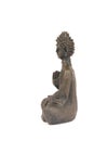 Buddha statue isolated on white Royalty Free Stock Photo