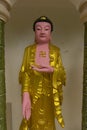 Buddha statue in Kek Lok Si temple, Penang Royalty Free Stock Photo