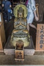 Buddha Statue At The Kiyomizudera Temple At Kyoto Royalty Free Stock Photo