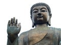 Buddha statue in Lantau, Hongkong Royalty Free Stock Photo