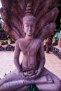 Buddha statue made from rock Royalty Free Stock Photo