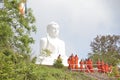 Buddha statue in Mihinthale Sri Lanka