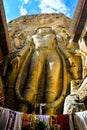 Buddha statue at Mulbekh monastery