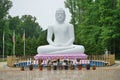 Buddha statue at the The New Jersey Buddhist Vihara & Meditation Center