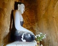 A Buddha statue at North Guni temple in Bagan, Myanmar Royalty Free Stock Photo