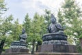 A Buddha statue outside Sensoji Temple Royalty Free Stock Photo