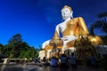 Buddha Statue with prayers in Wat Phra That Doi Kham