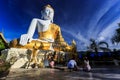 Buddha Statue with prayers in Wat Phra That Doi Kham