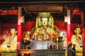 Buddha statue in the Ramoche temple, Lhasa, Tibet Royalty Free Stock Photo