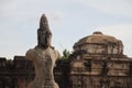 Buddha statue in Sacred Quadrangle Royalty Free Stock Photo