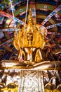Buddha statue in beautiful dome Royalty Free Stock Photo