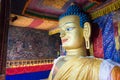 Buddha Statue at Shey Monastery Shey Palace in Ladakh, Jammu and Kashmir, India Royalty Free Stock Photo