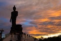 Buddha statue Silhouette, Phutthamonthon