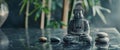 Buddha Statue Sitting on Table