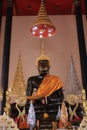 Buddha statue in Sri Chomphu Ong Tue temple in Nong Khai of Thailand.