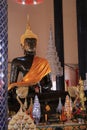 Buddha statue in Sri Chomphu Ong Tue temple in Nong Khai of Thailand.