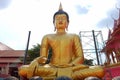 Buddha statue in temple Royalty Free Stock Photo