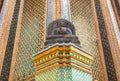 Buddha statue and thai fine art building Royalty Free Stock Photo