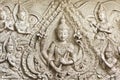 Buddha statue in Thai style molding art. Royalty Free Stock Photo