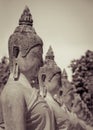 Buddha statue in Thai temple Royalty Free Stock Photo
