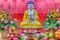 Buddha statue in Thean Hou temple in Kuala Lumpur, Malaysia.