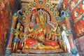 Buddha statue in Tibetan monastery