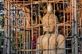 Buddha statue under construction on sunshine