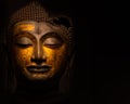 Buddha statue used as amulets of Buddhism religion. Royalty Free Stock Photo