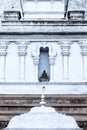 Buddha Statue in the wall of stupa in Anaradhapura