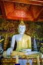 Buddha statue, Wat Buppharam temple, Chiang Mai, Thailand