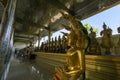 The Buddha statue at Wat Kudi Thong is a beautiful temple in Pathum Thani Province