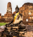 Buddha statue at Wat Maha That, Ayutthaya historical park