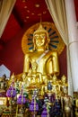 Buddha statue in Wat Phra Singh temple, Chiang Mai, Thailand Royalty Free Stock Photo