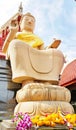 Buddha statue at Wat Srisathong in Nakornpathom province, Thailand Royalty Free Stock Photo