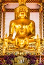 Buddha statue wat suandok chiangmai Thailand.