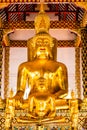 Buddha statue wat suandok chiangmai Thailand.