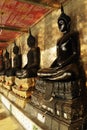 Buddha statue in Wat Sutat (Sutat Temple), Bangkok, Thailand