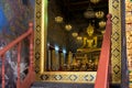 Buddha statue in Wat Suthat Thep Wararam, Bangkok, Thailand