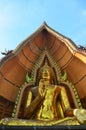 Buddha statue Wat Tham Sua Kanchanaburi Royalty Free Stock Photo