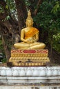 Buddha statue at Wat Visounnarath in Luang Prabang Royalty Free Stock Photo