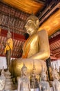 Buddha statue at Wat Visounnarath Temple, Luang Prabang, Laos Royalty Free Stock Photo