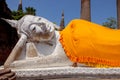 Buddha statue in wat yai chaimongkol ayutthaya world heritage si