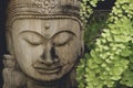 Buddha statue wooden old from B.Tawai, Chiang Mai, Thailand