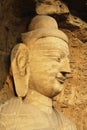 Buddha Statue in Yungang Caves Royalty Free Stock Photo