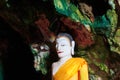 Buddha statues ancient in cave Royalty Free Stock Photo
